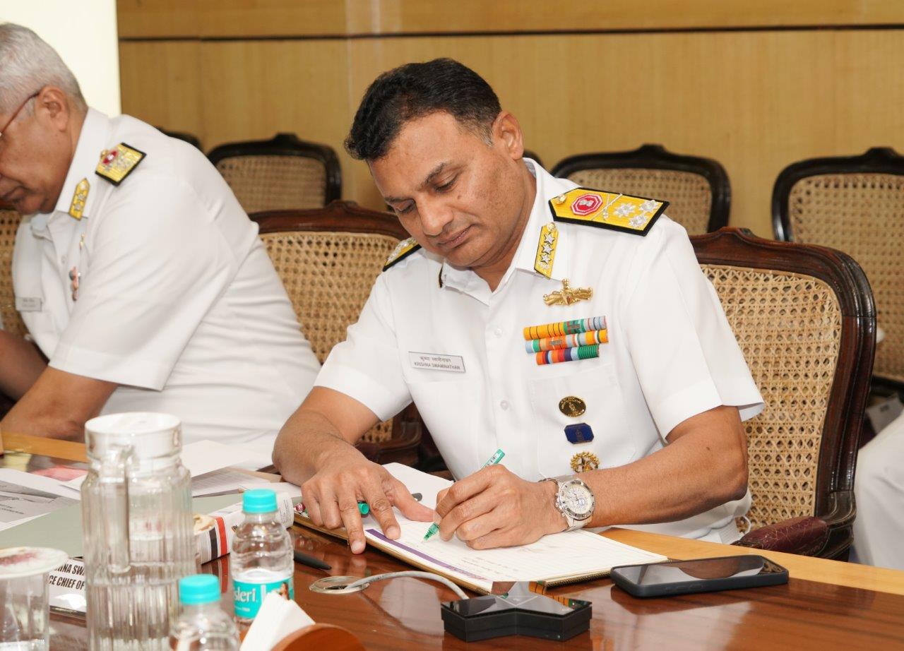 VISIT OF VADM KRISHNA SWAMINATHAN,AVSM,VSM, VICE CHIEF OF NAVAL STAFF- 27.11.2024123