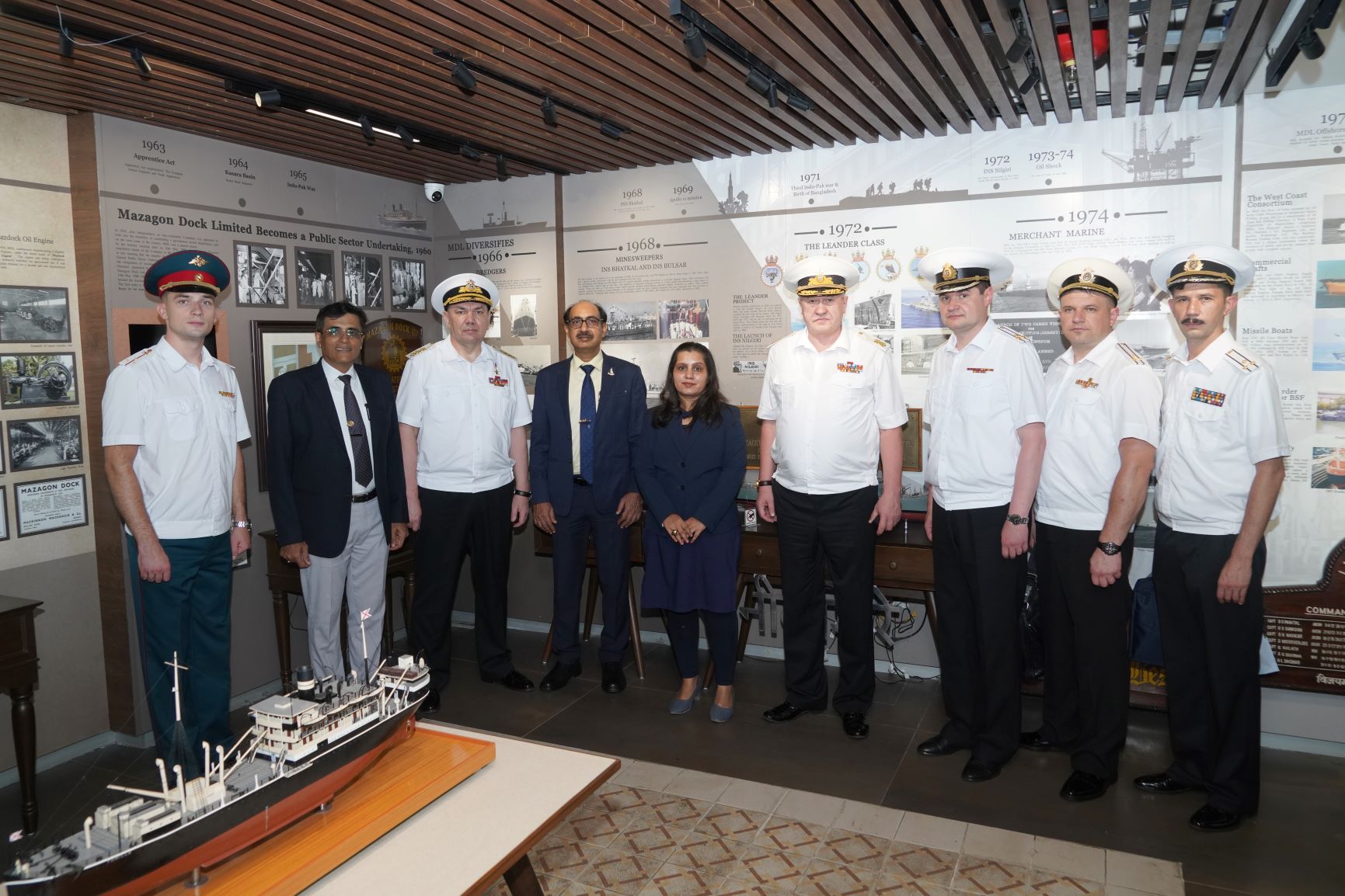 VISIT OF C-IN-C RUSSIAN FEDERATION NAVY - 21.08.2024