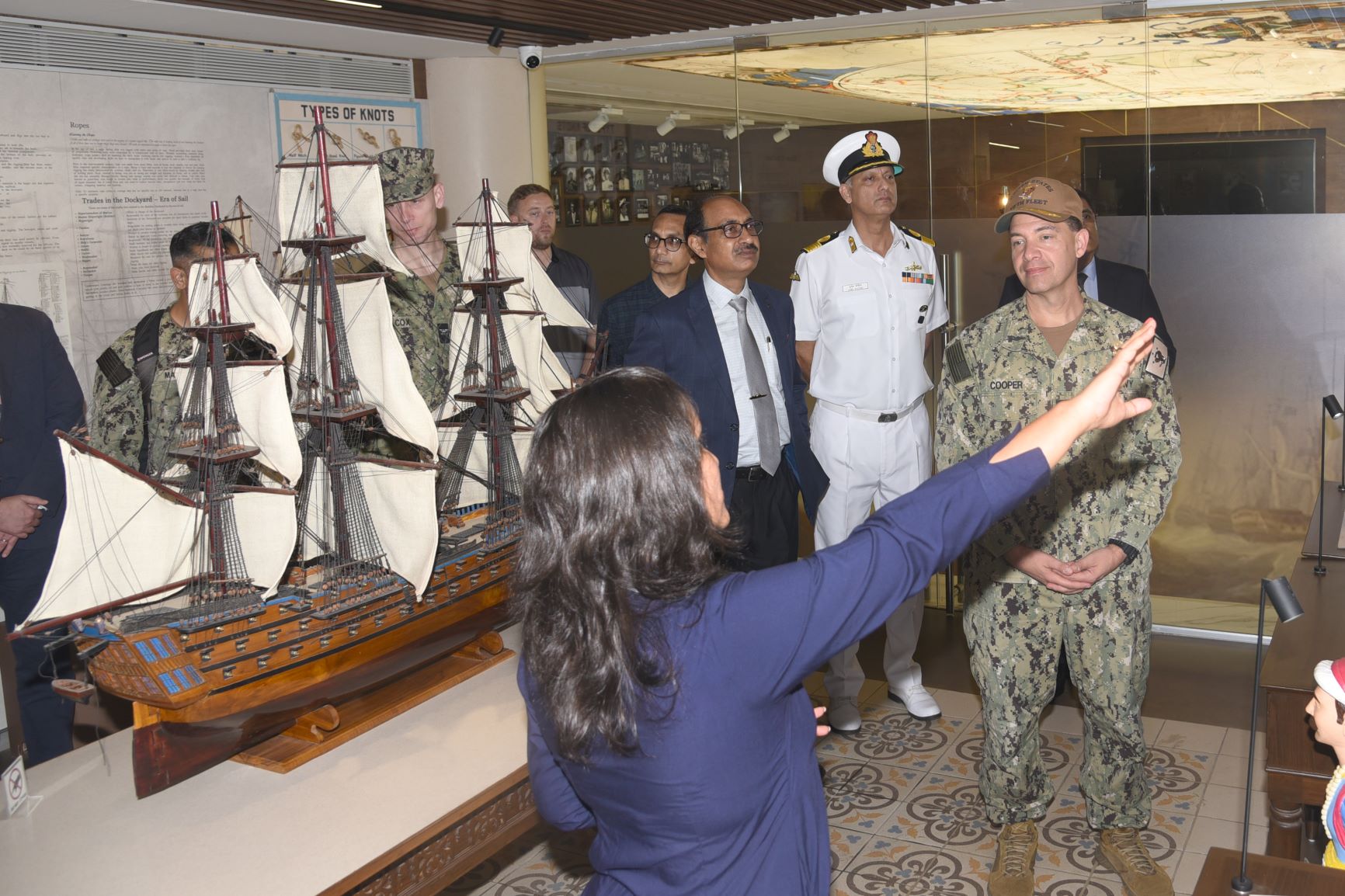 Visit of VADM Charles Bradford Cooper II Commander, US NAVCENT to MDL-31.05.2023123