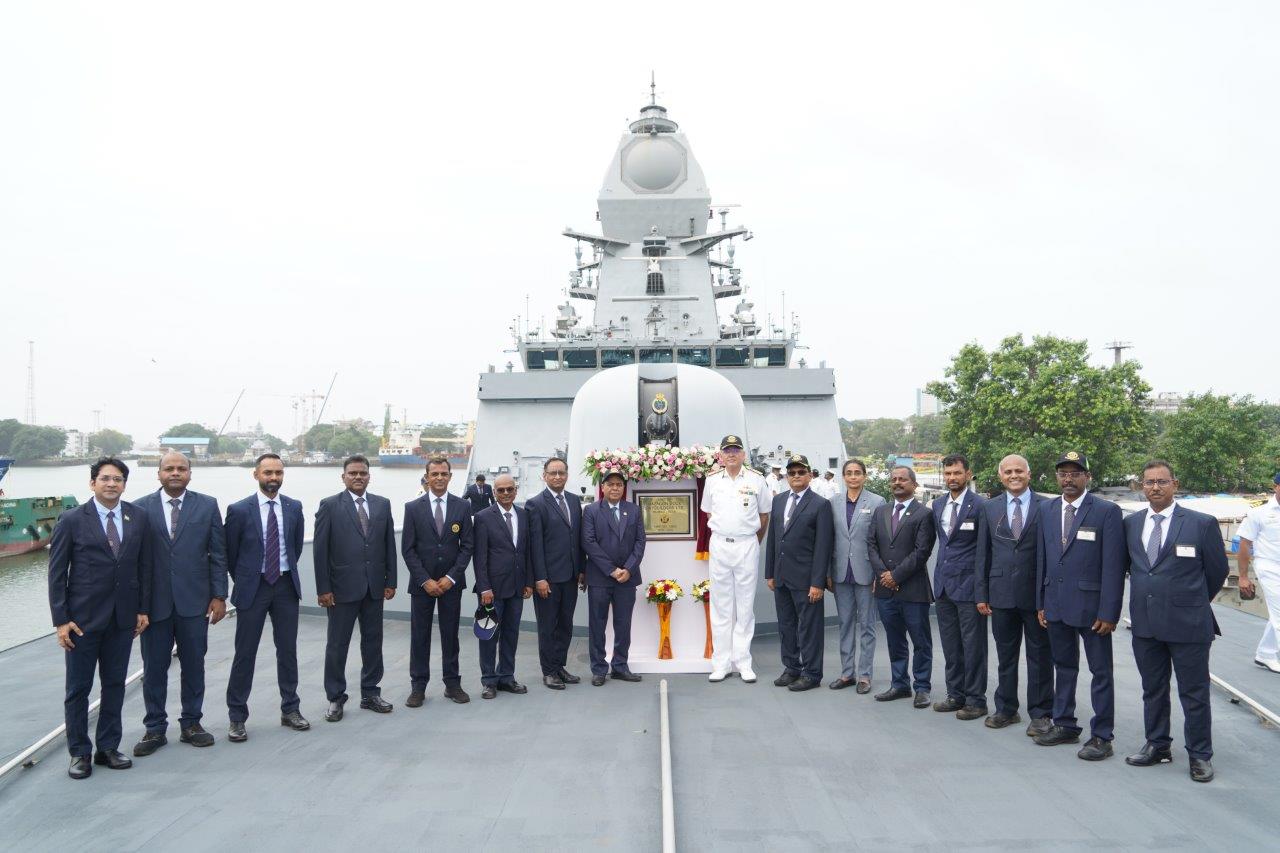 DELIVERY OF SECOND STEALTH FRIGATE OF THE P17A CLASS UDAYGIRI TO INDIAN NAVY - 01.07.2025123