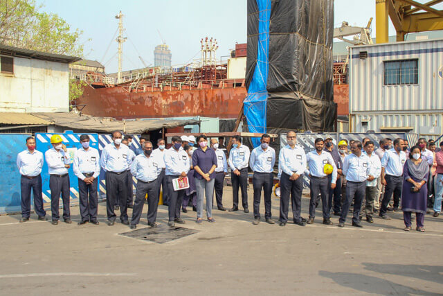 Technical Launching Of Fourth Warship, Yard - 12707 Of Project - P15B On 25 March 2022123