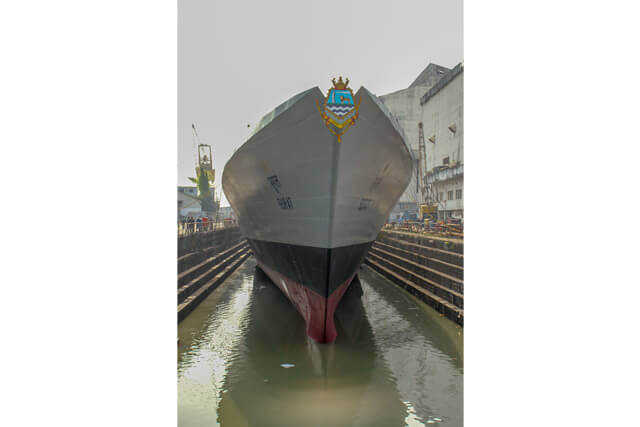 Technical Launching Of Fourth Warship, Yard - 12707 Of Project - P15B On 25 March 2022123
