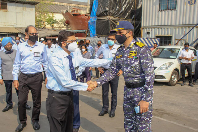Technical Launching Of Fourth Warship, Yard - 12707 Of Project - P15B On 25 March 2022123