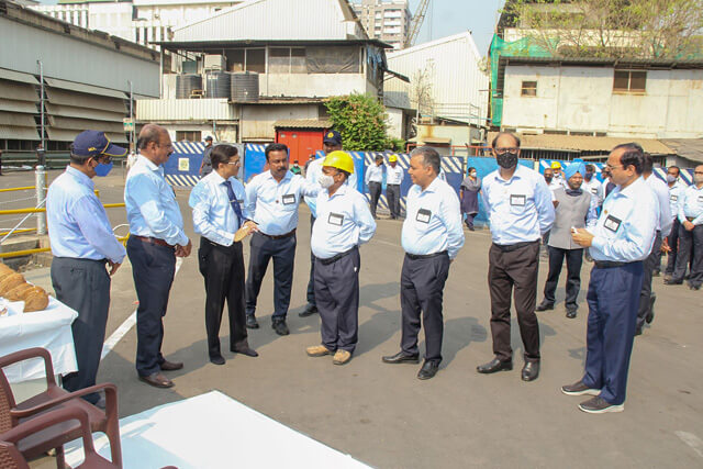 Technical Launching Of Fourth Warship, Yard - 12707 Of Project - P15B On 25 March 2022123