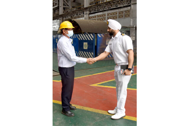 Visit Of 40th LL & MC Course Of INS Hamla - 15th March 2022123
