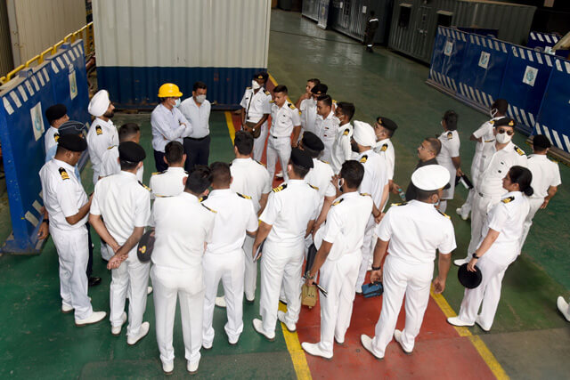 Visit Of 40th LL & MC Course Of INS Hamla - 15th March 2022123
