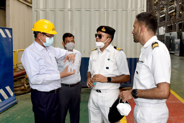 Visit Of 40th LL & MC Course Of INS Hamla - 15th March 2022123