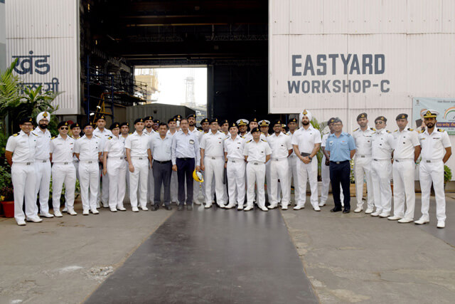 Visit Of 40th LL & MC Course Of INS Hamla - 15th March 2022123
