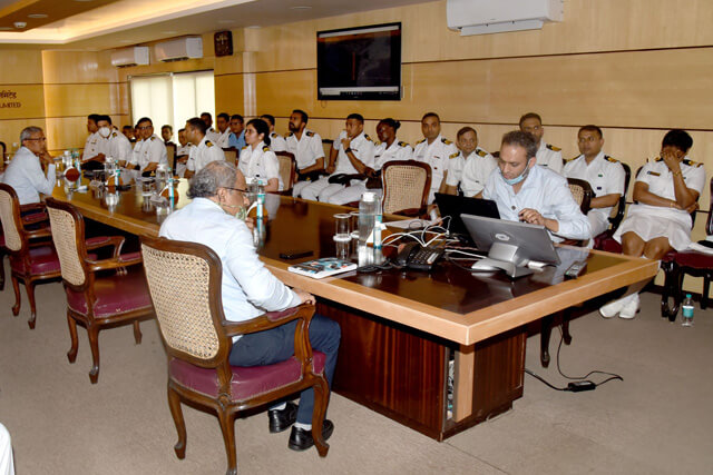 Visit Of 40th LL & MC Course Of INS Hamla - 15th March 2022123
