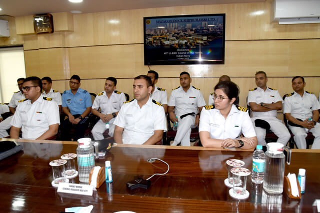 Visit Of 40th LL & MC Course Of INS Hamla - 15th March 2022123