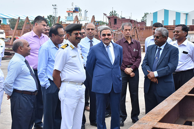Keel Laying Of Yard - 12707 On 7th November 2019123