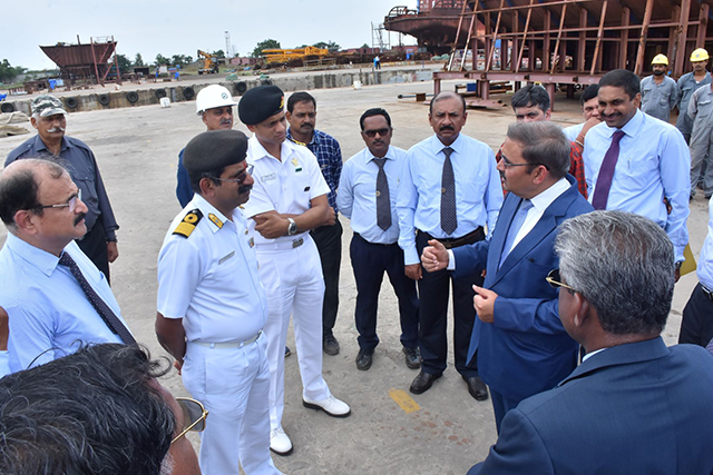 Keel Laying Of Yard - 12707 On 7th November 2019123