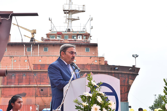 Keel Laying Of Yard - 12707 On 7th November 2019123
