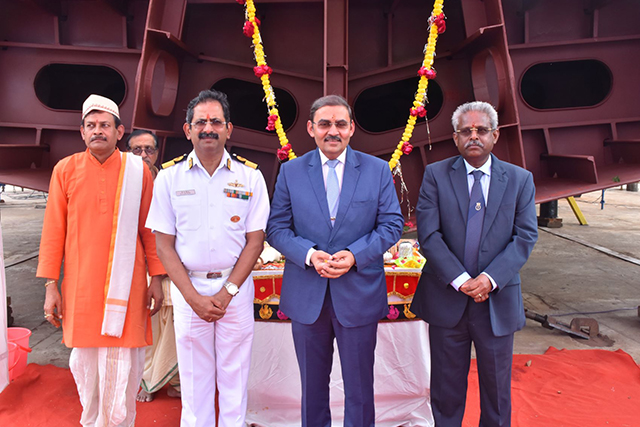 Keel Laying Of Yard - 12707 On 7th November 2019123