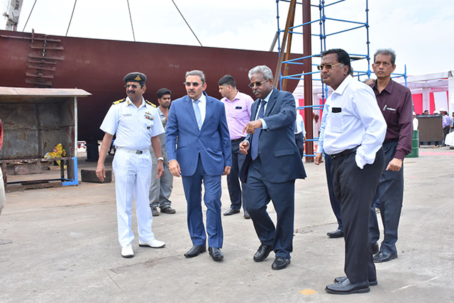 Keel Laying Of Yard - 12707 On 7th November 2019123