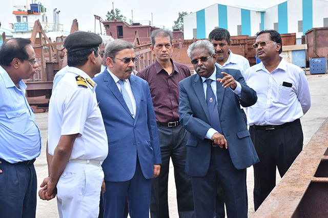 Keel Laying Of Yard - 12707 On 7th November 2019123
