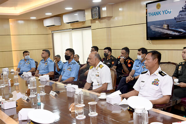 Visit of NHCC-34 Army, Airforce and Foreign Officers - 05 August 2021123