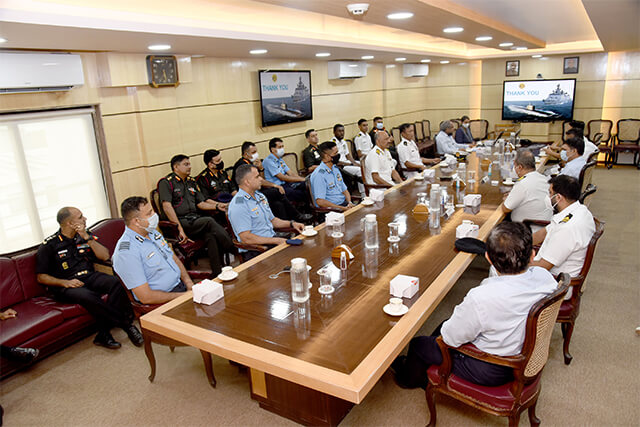 Visit of NHCC-34 Army, Airforce and Foreign Officers - 05 August 2021123