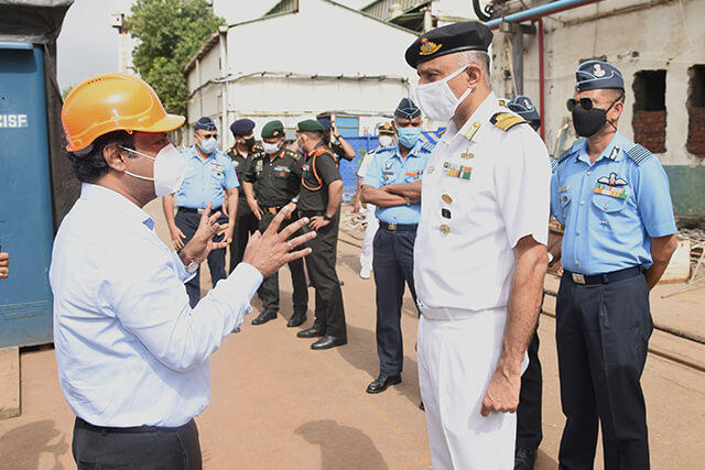 Visit of NHCC-34 Army, Airforce and Foreign Officers - 05 August 2021123
