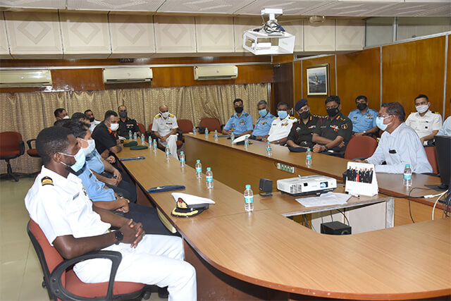 Visit of NHCC-34 Army, Airforce and Foreign Officers - 05 August 2021123