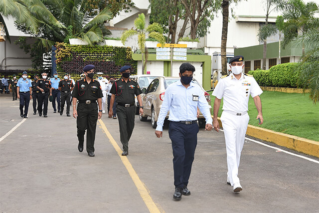 Visit of NHCC-34 Army, Airforce and Foreign Officers - 05 August 2021123