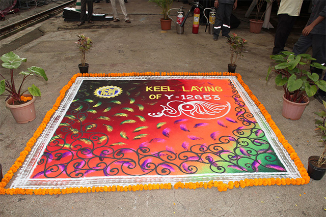 Project P17A - Keel Laying of Yard 12653 on 10th September 2020 123