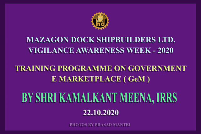 Vigilance Awareness Week - 2020 - 27th October 2020 To 2nd November 2020123