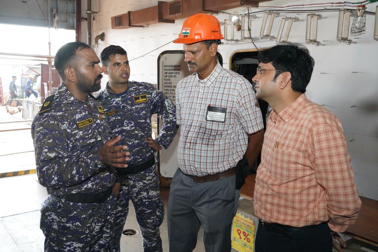 VISIT OF NOISE AND VIBRATION COURSE OFFICERS - 22.10.2025123