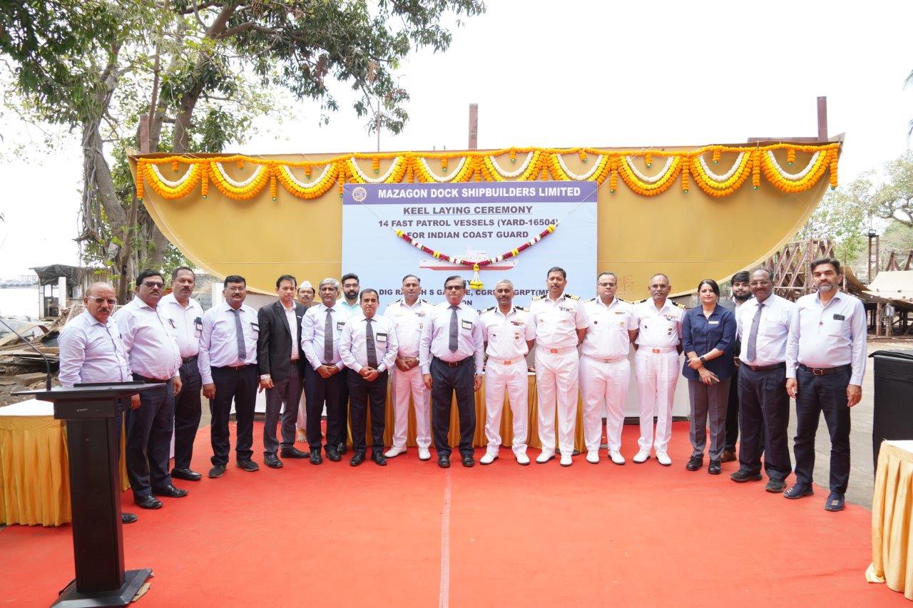 Keel Laying Ceremony 14 Fast Patrol Vessels (Yard-16504)For ICG 06.04.2026123