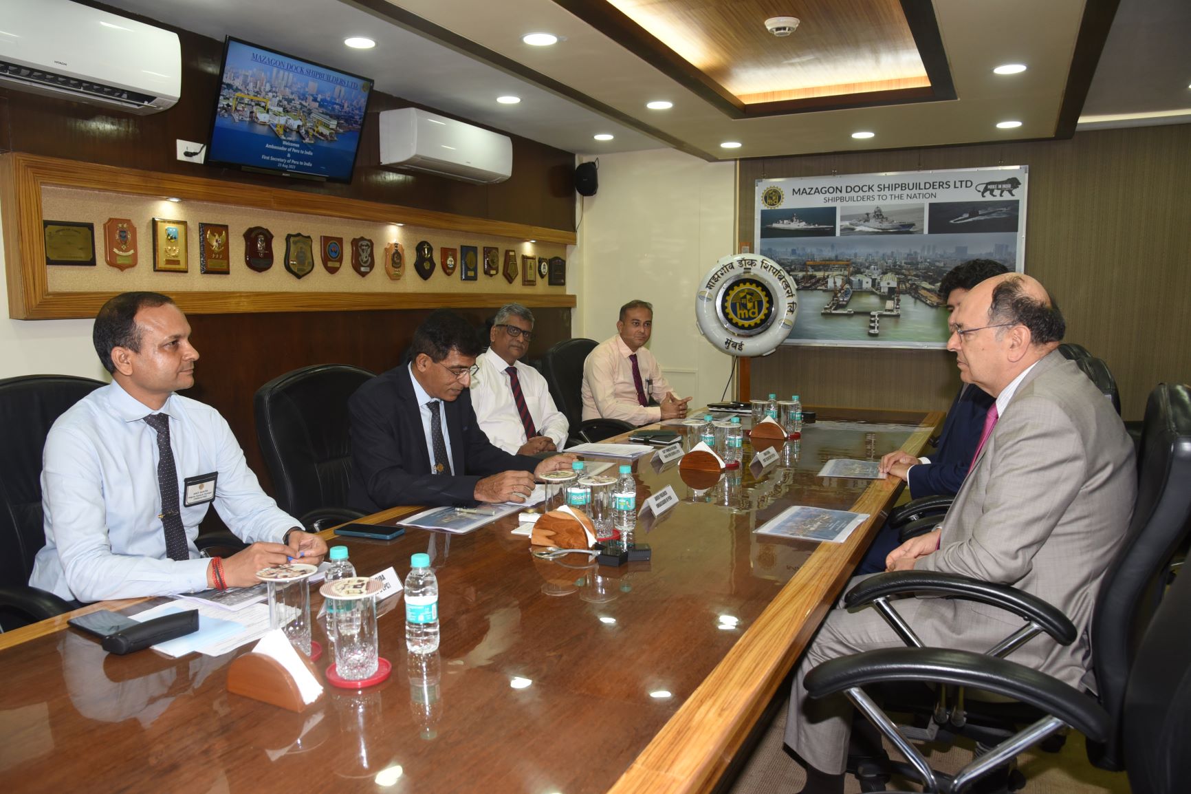 Visit of H.E. Javier Paulinich Ambassador of Peru - 23.08.2023123