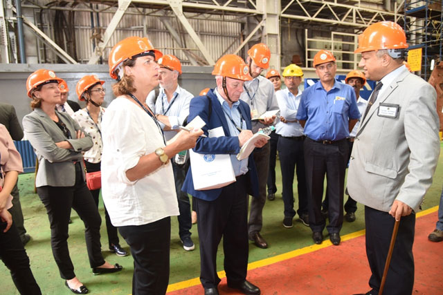 Visit Of Foreign Media To MDL On 4th July 2017