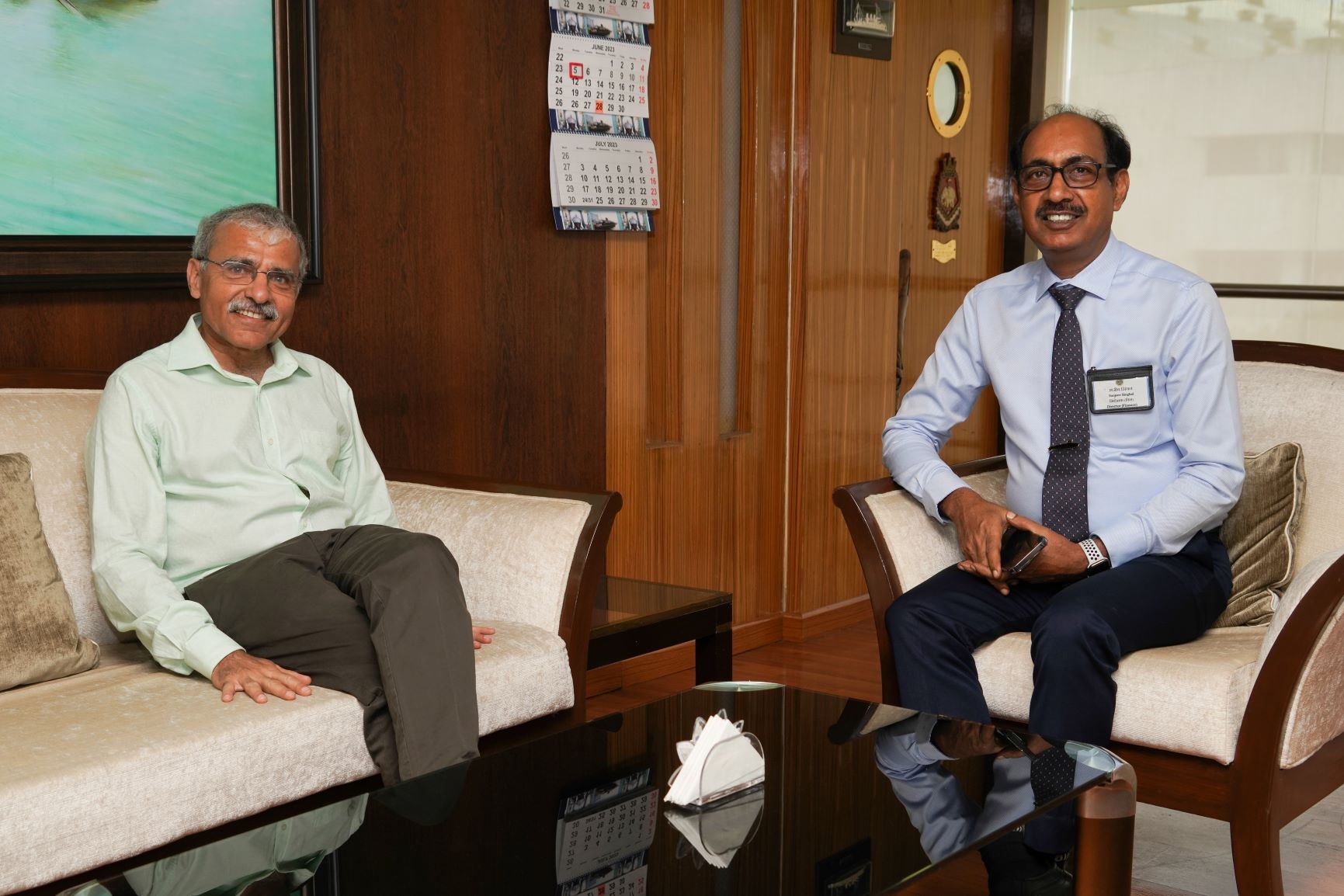 Visit of RADM Monty Khanna, Assistant Military Advisor-05.06.2023.123