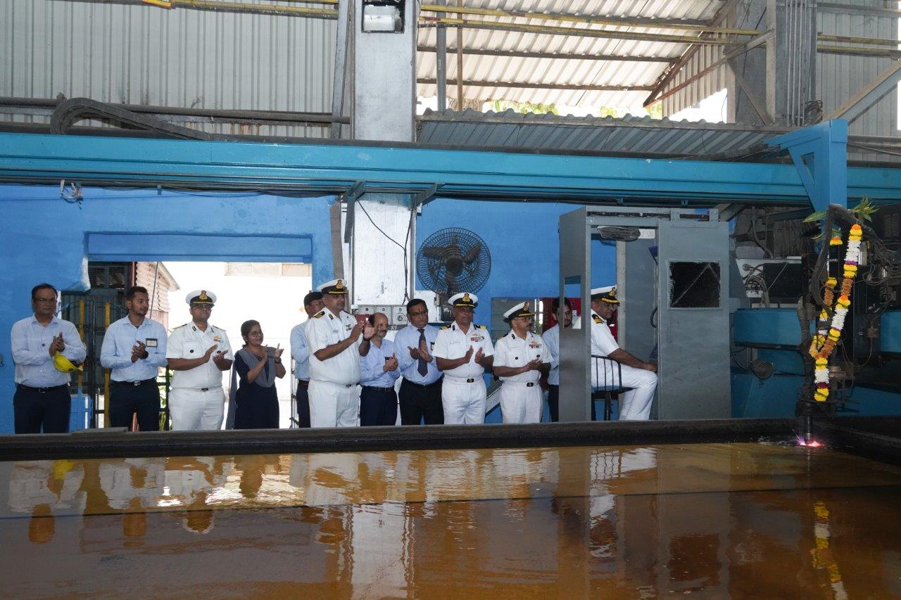COMMNCEMENT OF PLATE CUTTING CEREMONY FOR INDIAN COAST GUARD FPV02(Yard -16502), NGOPV03(Yard - 16403) - 24.03.2025123