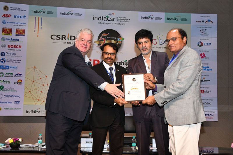 MDL Has Won India CSR Project Of The Year Award 2019 (Healthcare) On 01st April 2019