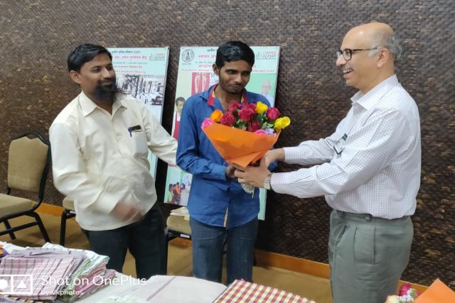 
CSR Initiative Of MDL - Exhibition Of Handloom Products (Made By Visually Impaired Artisans Of Latur) On 26th December 2018