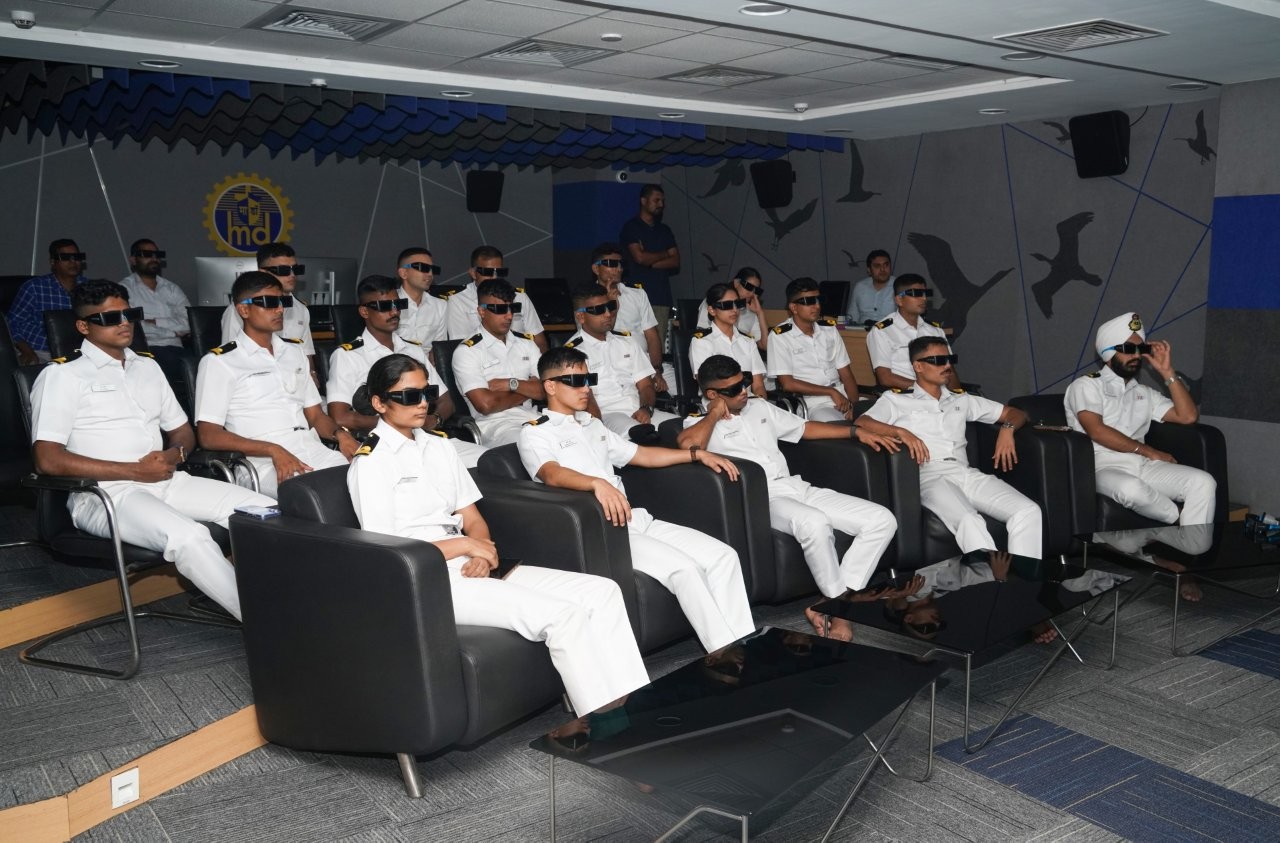 VISIT OF TRAINEE OFFICERS FROM INS SHIVAJI 12.08.2026.123