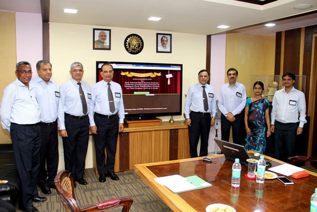 Inauguration Of MDL Website Www.Mazdock.Com On 14th Oct 2016