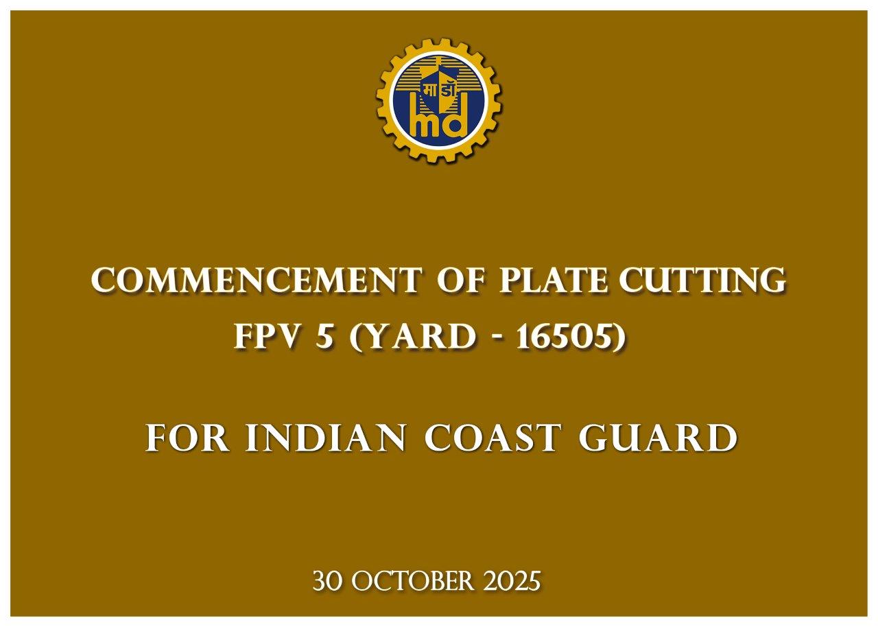 PLATE CUTTING FPV 5 (YARD -16505) FOR ICG - 30.10.2025