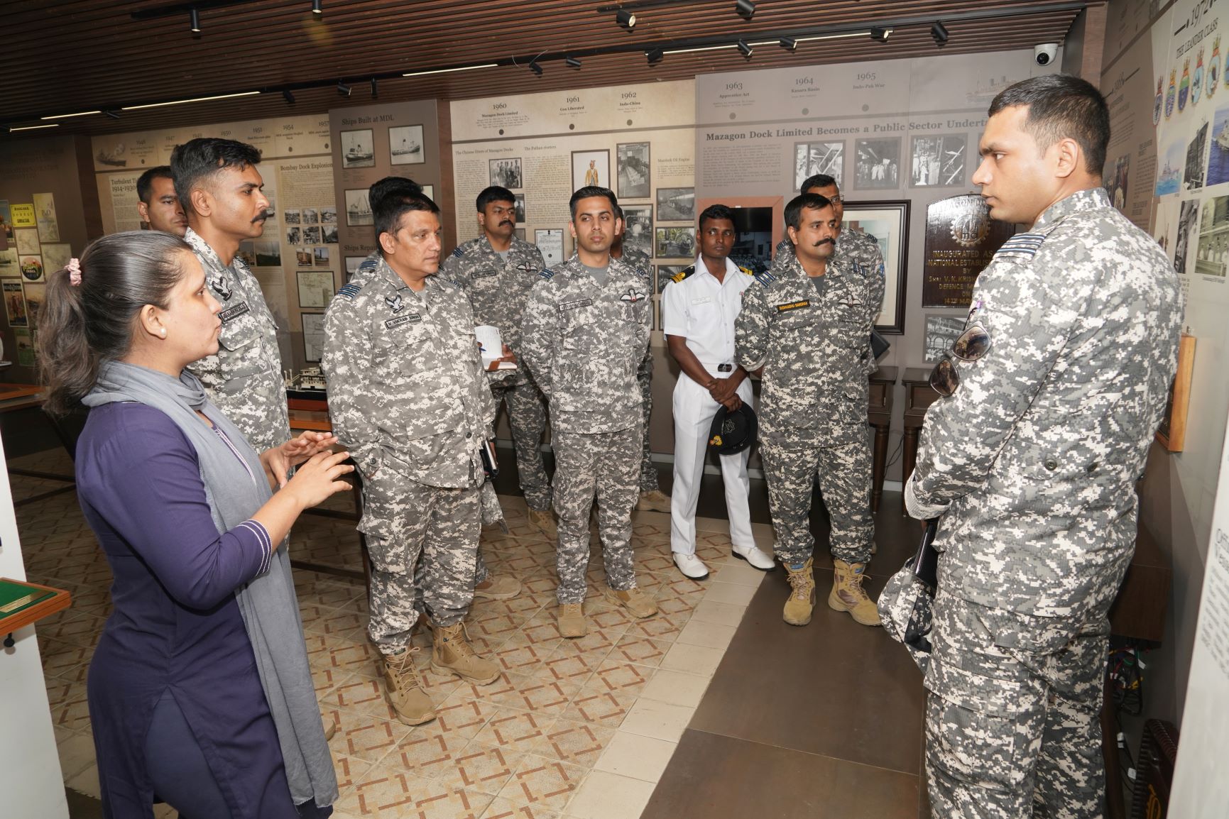 Visit of Advanced Image Intelligence Course Officers - 28.11.2023123