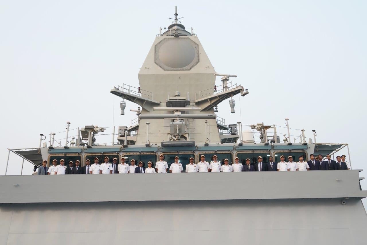 DELIVERY OF THIRD STEALTH FRIGATE OF THE P17A CLASS TARAGIRI TO INDIAN NAVY - 28.11.2025123