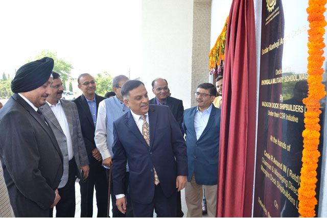 CSR Initiative of MDL - Inaugural Function of Sardar Kanhoji Angre Mess at Bhonsala Military School(BMS) Nagpur on 27 October 2018123