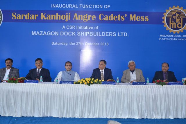 CSR Initiative of MDL - Inaugural Function of Sardar Kanhoji Angre Mess at Bhonsala Military School(BMS) Nagpur on 27 October 2018123