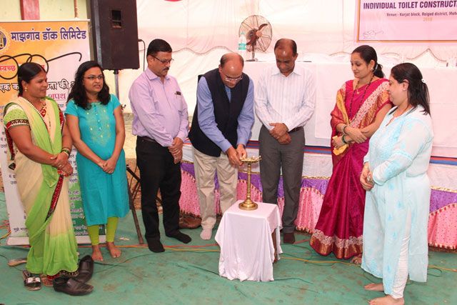 MDL CSR Project - Individual Toilet Construction Project At Karjat Block, Raigad On 14th March 2018123