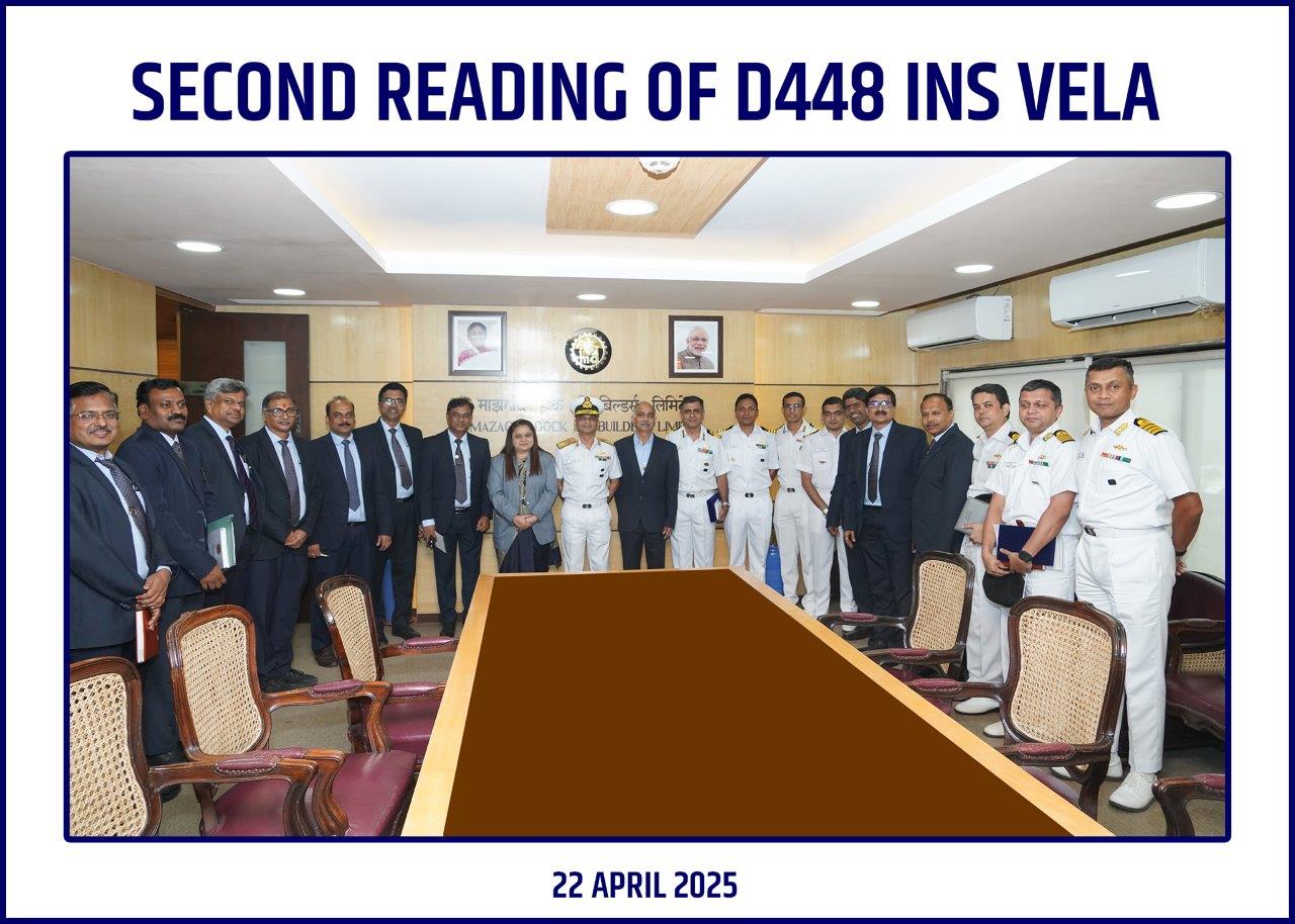Second Reading of D448 INS VELA - 22.04.2025