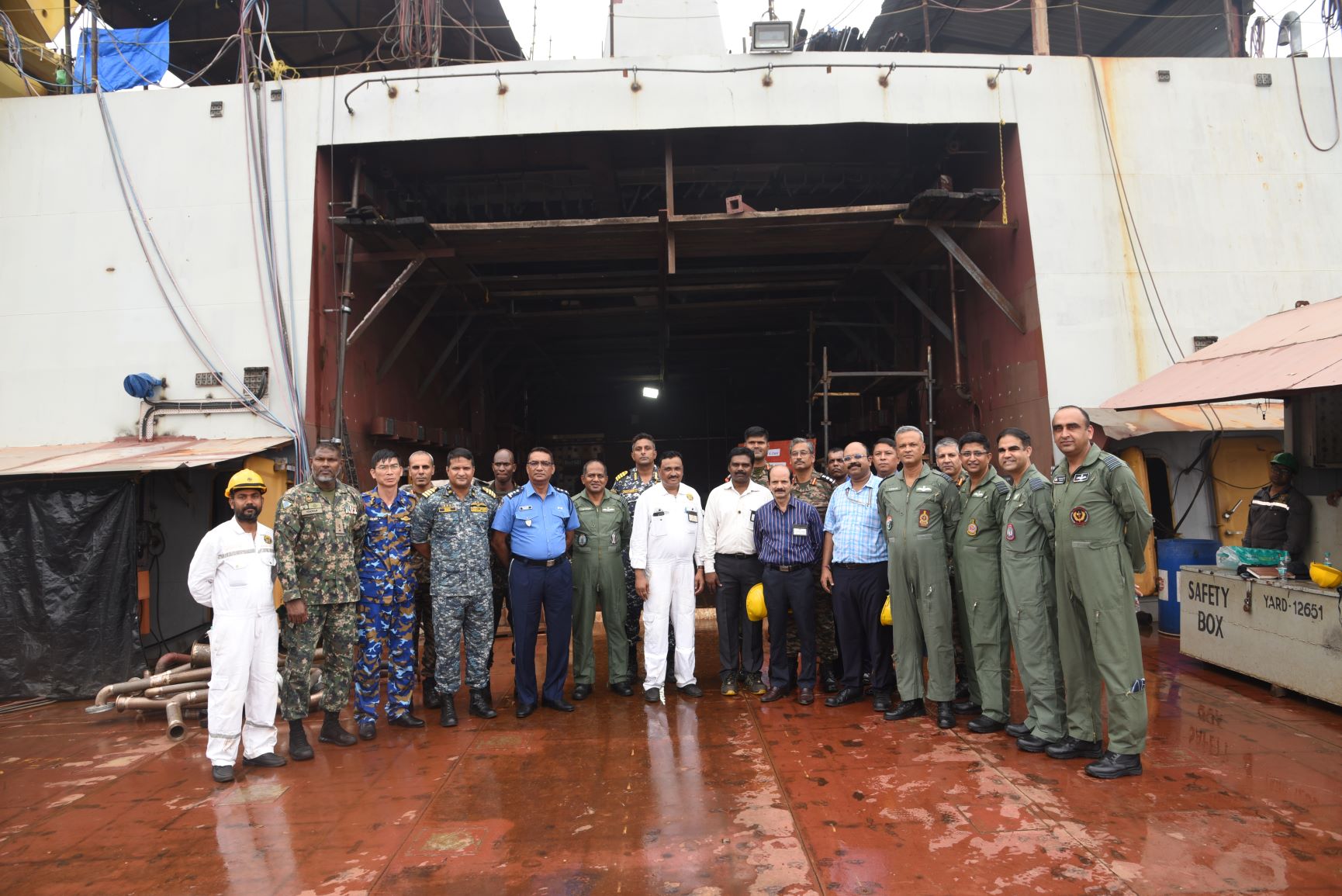 Visit of IA & IAF Officers of NHCC 36 & MSC-07 - 26.07.2023123