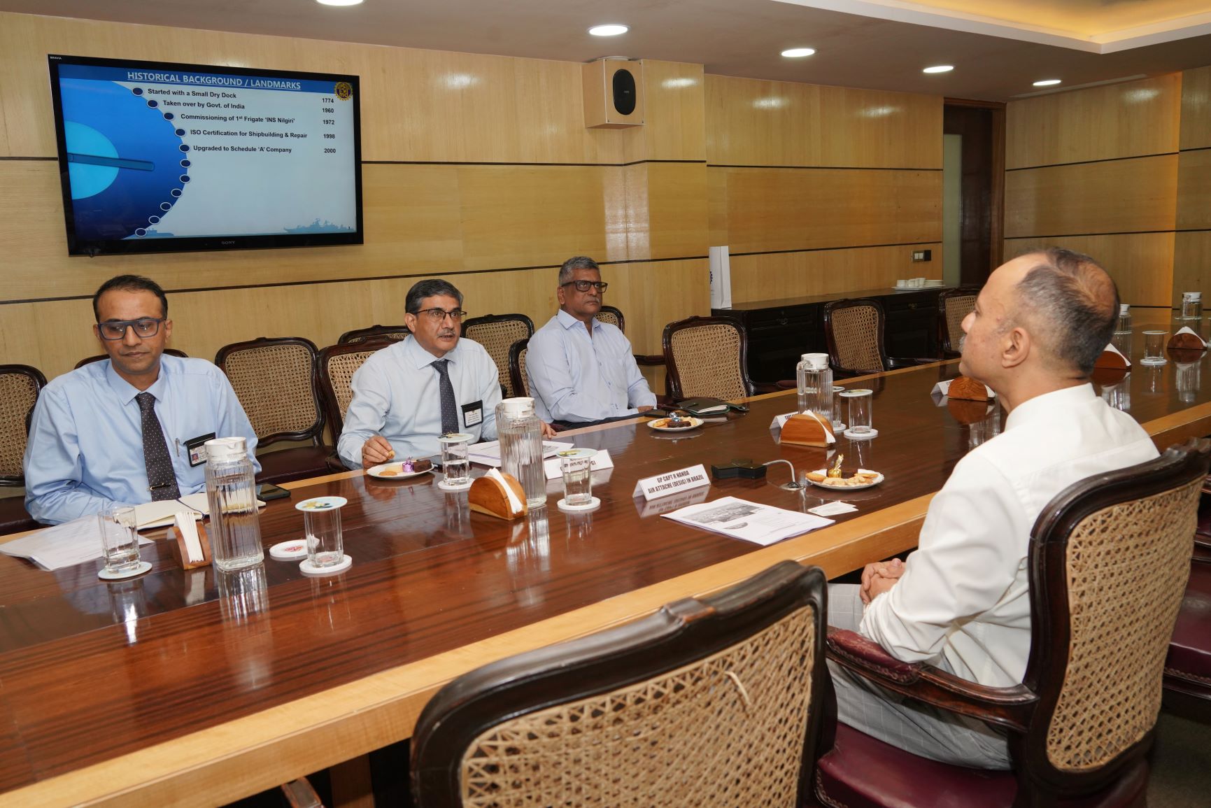 Visit of GP CAPT R Nanda Air Attache (Designate) In EOL, Brasilia, Brazil - 06.11.2023123