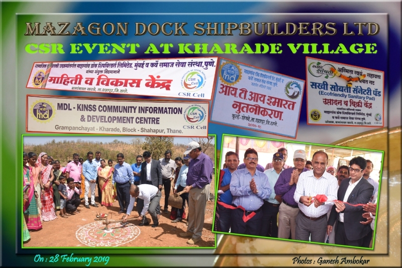 MDL CSR Event At Kharade Village, Block - Shahapur, Thane On 28th February 2019