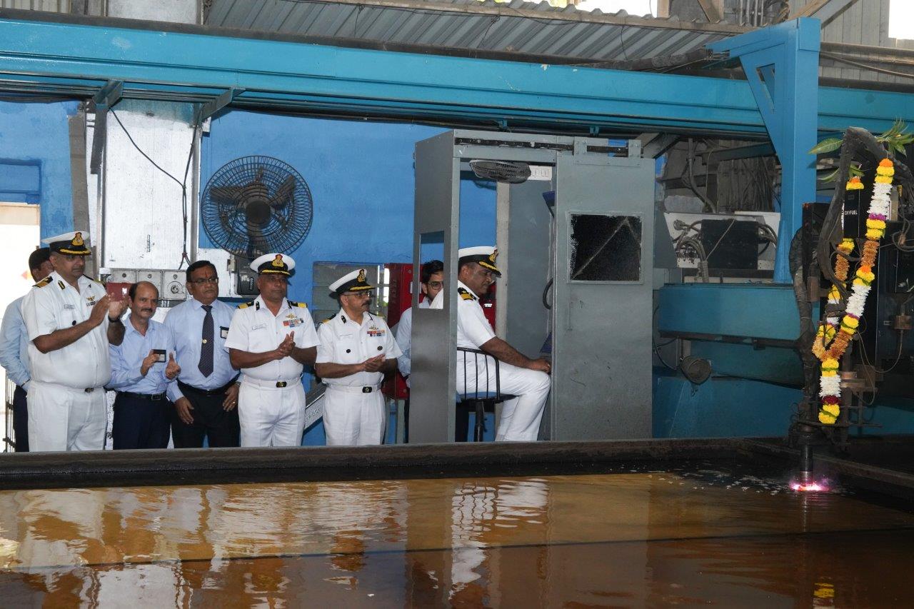 COMMNCEMENT OF PLATE CUTTING CEREMONY FOR INDIAN COAST GUARD FPV02(Yard -16502), NGOPV03(Yard - 16403) - 24.03.2025123