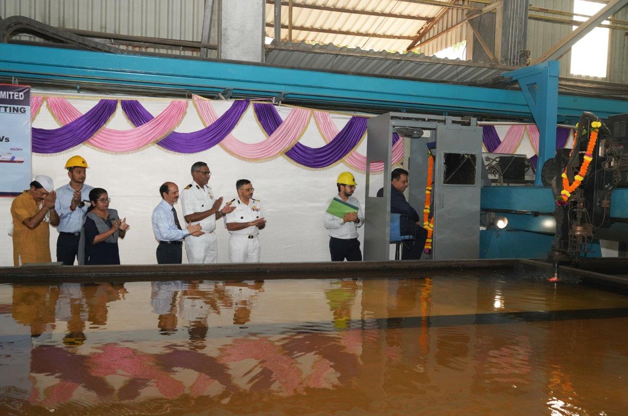COMMENCEMENT OF STEEL CUTTING OF FPV1(Yard 16501) & NGOPV2(Yard 16402) - 19.12.2024123