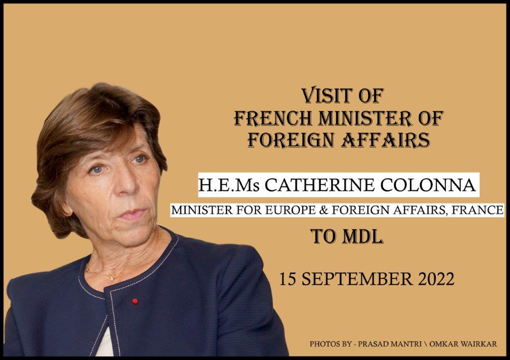 Visit Of French Minister Of Foreign Affairs-15th Sep 2022